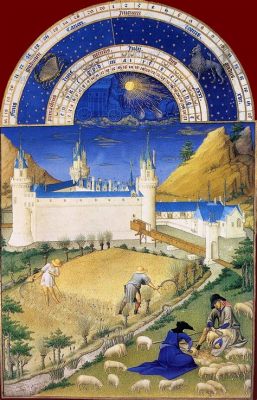 Les Très Riches Heures du Duc de Berry: Une Explosion de Couleurs Médiévales et de Précision Intricate!